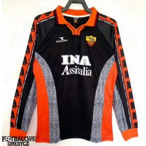 AS Roma 1998-1999 Retro Alternativní Dres Dlouhý Rukáv